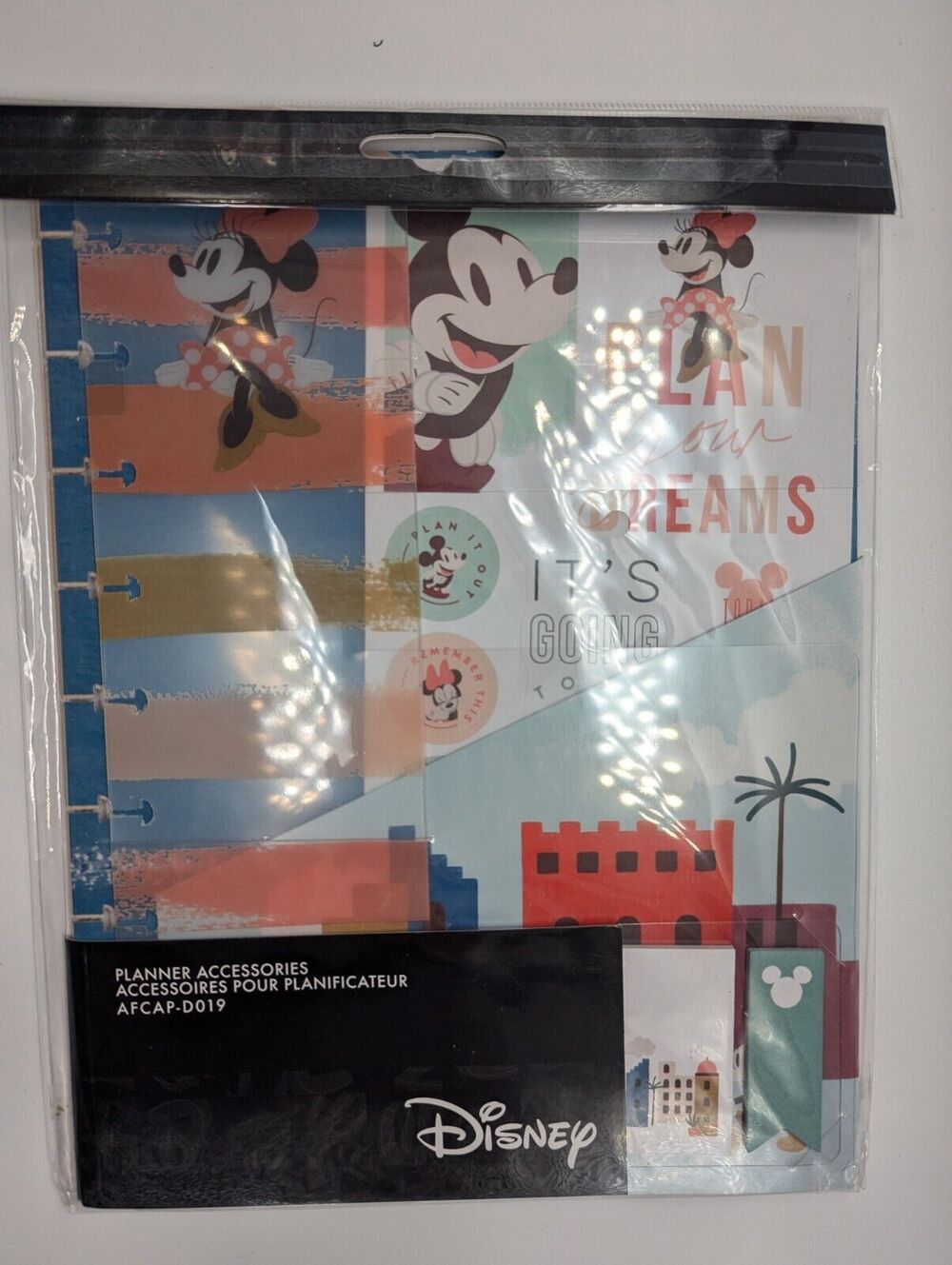 The Happy Planner Disney Oasis Adventure Classic Accessory Pack Minnie Mickey